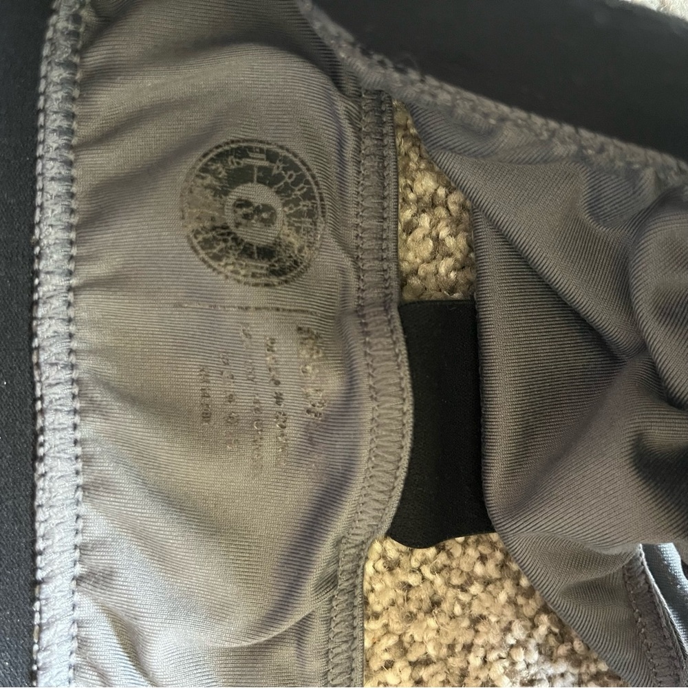 Doughnuts & Deadlifts Criss-Cross Gray Sports Bra - Picture 5 of 6